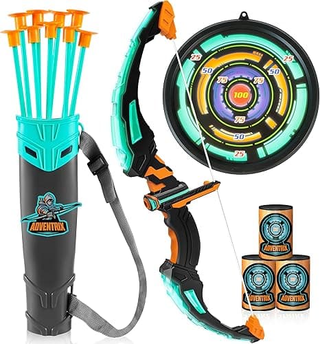 JOYIN Kids Bow and Arrow Set, LED Light Up Archery Toy Set - $19.99 - 4.3 star rating