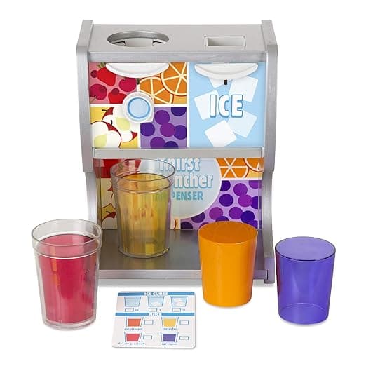 Melissa & Doug Thirst Quencher Wooden Drink Dispenser with Juice Inserts - $29.47 - 4.8 star rating
