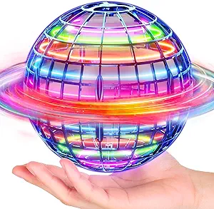 Flying Orb Ball (Blue, 2025 Upgraded) with Dazzling Lights, Magic Hover Spinner - $23.48 - 4 star rating