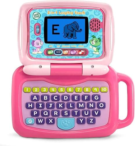 LeapFrog 2-in-1 LeapTop Touch, Pink - $26.99 - 4.7 star rating